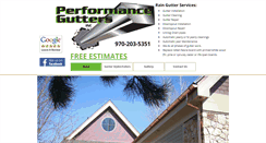 Desktop Screenshot of performanceguttersinc.com